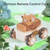 Remote Control Toy Car Giraffe Cartoon Image Rechargeable Stunt RC