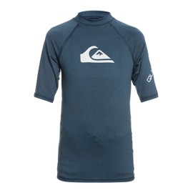 Quiksilver Boy's All Time SS Youth Rash Guard Shirt (Pack of 1)