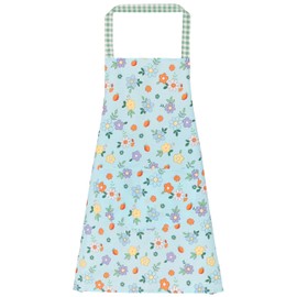 FAIRYGATE Apron Cotton Apron for Cooking & Dishwashing with Neck Strap Large Front Pocket & Long Ties Kitchen Gifts for Women & Men Aprons A5932