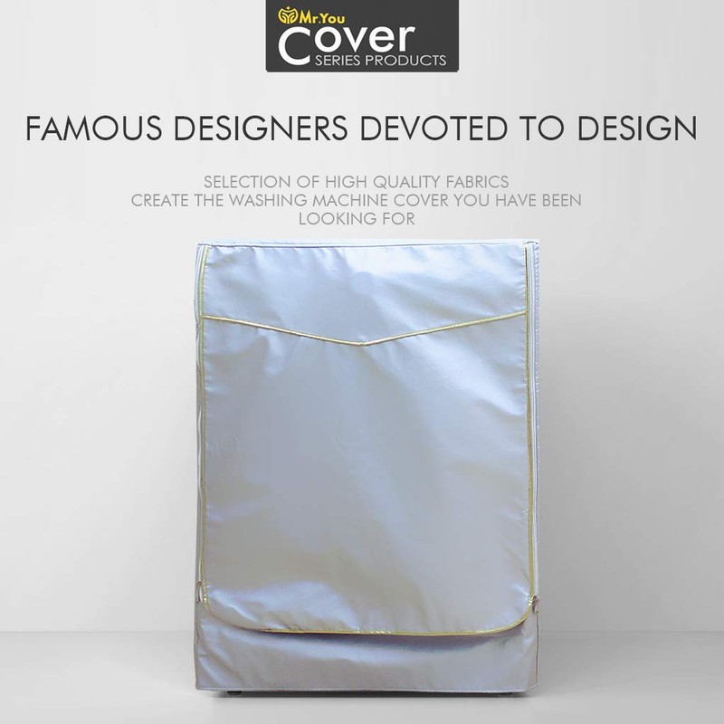 Mr.You Waterproof Washing Machine/Dryer Cover for Front Loader Silver Thickened
