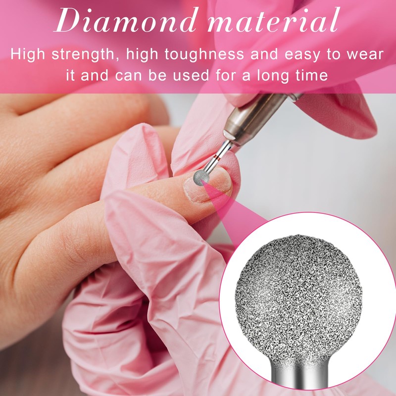 5Pcs Cuticle Bit For Nail Drill Bits Nails Cuticle Drill