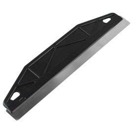 Paint Trim Guard, 12inch Multi-Purpose Paint Wallpaper Guard, Stainless Steel Paint Shield for Paint Smearing Repairing Wallpaper, Paint Guide & Measurement (Black)