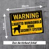 Lagotto Romagnolo Sign Warning Security System Door Sign Dog Sign