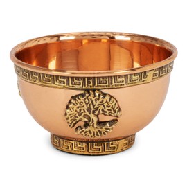 NKlaus Diameter 8 cm Incense Bowl Copper Frankincense Resins Herbs Operating Mode 2574