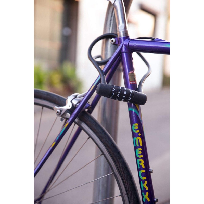 KNOG Party Coil Cable Key Lock, Light Red, 10mm x