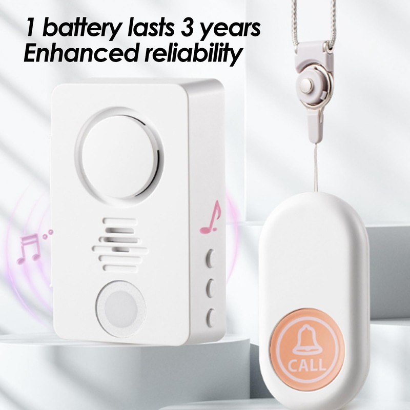 Bed Alarm for Elderly Adults Wireless,Bedside Cordless Warning | Smart