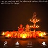 Electric Plastic Light, Pooja Diya with LED Spark, Home Temple