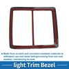 X AUTOHAUX Headlight Trim Bezel for Toyota Tacoma 2016-2023 Front