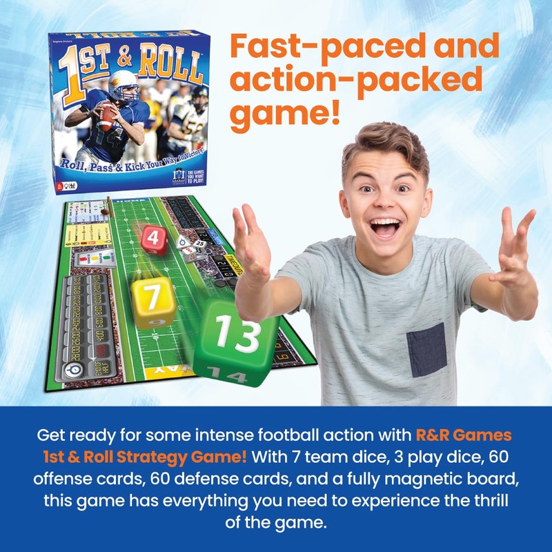 R&R Games 1st & Roll Strategy Game