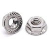 Glvaner M12-1.75 Thread Size (10 pcs) Stainless Steel Serrated Flange