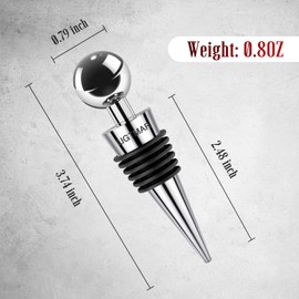 eco-friendly TPE 4Pcs Wine Bottle Plugs with Silicone, Expanding Beverage Bottle Stopper, Keeps Wine Fresh