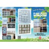 2408 Hopper Vent Window for Glass Blocks, Sheds, Cabins, Tiny