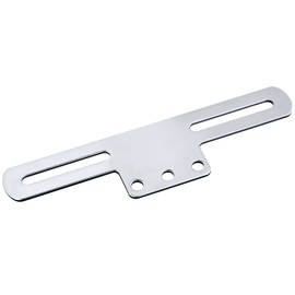 Dannisly Universal Motorcycle License Plate Bracket, Adjustable Motorcycle License Plate Holder, Motorcycle License Plate Frame, Silver