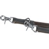 Rustic fatleather adjustable Dog Leash, L–XL: 2.00 m/25 mm, grey