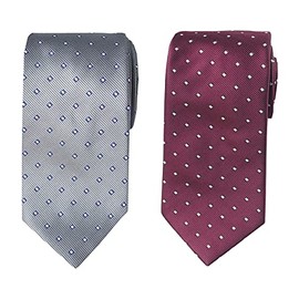 Extra Long Fashion Tie Woven Jacquard Squared Handmade XL Necktie 63"