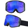 Ski Goggles Double Layer Sun Protection Anti Fog Adjustable Elasticity