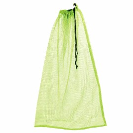 Deep See Mesh Drawstring Bag - Lime Green 14 x 20 Quick Dry Go bag Tough Nylon