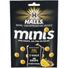 HALLS Minis Honey Lemon Flavor Sugar Free Cough Drops, 48