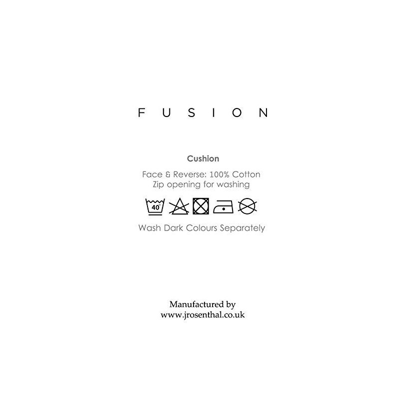 Fusion - Lennox - 100% Cotton Cushion Cover - 43x43cm