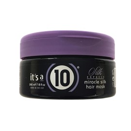 It's A 10 Silk Express Miracle Silk – Hair Masks (Unisex, Blonde Hair, Brittle Hair, Combination Hair, Curly Hair, Damaged Hair, Dry Hair, Dyed Hair, End Hai, Shine, Softening, Strengthening, Treatment, Sunflower Oil)