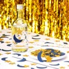 Lasting Surprise Navy-Blue Moon Gold Star Confetti - 300pcs Glitter
