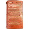 To My Granddaughter leather journal - I'm Proud of You