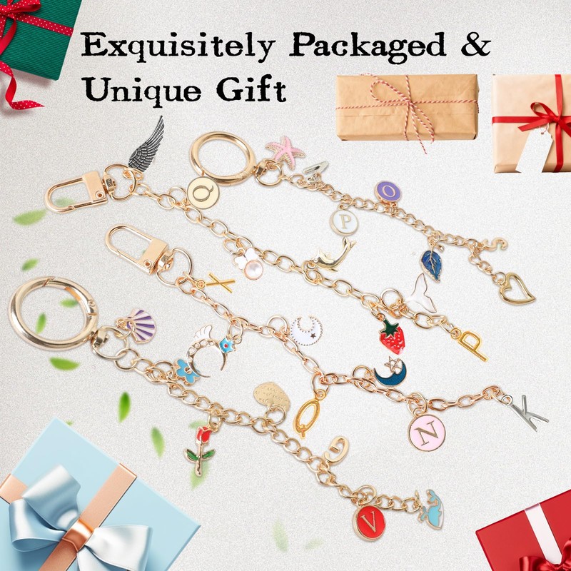 SUTROMA 776pcs Lip Gloss Keychain Making Kit with Charms -