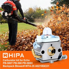 HIPA PB-580T Carburetor for Echo Blower PB-580 PB 580T PB-580H Backpack Blower Replace WTA-35 A021004331