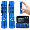Rechargeable Flashlight High Lumens, 12000 High Lumens Super Bright Flash