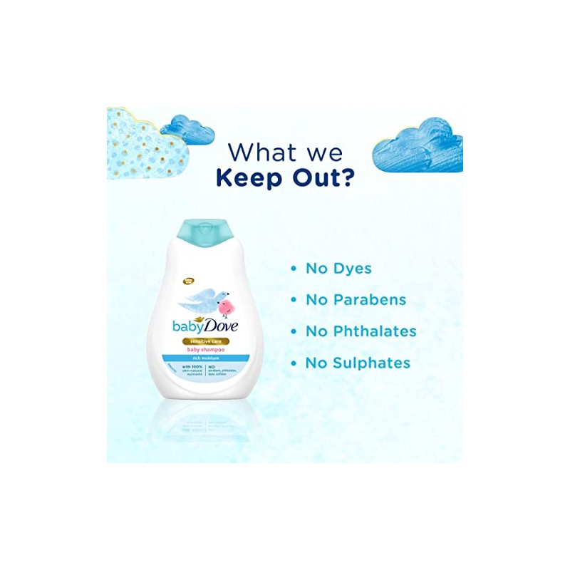 DOVE Baby champú para bebés bote 400 ml