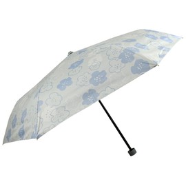 折りたたみ傘 日傘 晴雨兼用 レディース 軽量 おしゃれ 花がら 親骨 50cm 内側コーティング UV99.9％カット 一級遮光 UPF50＋ 遮熱 ホッピングフラワー グレー
