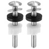 sourcing map 2Pcs Universal Toilet Seat Screws, Stainless Steel Heavy
