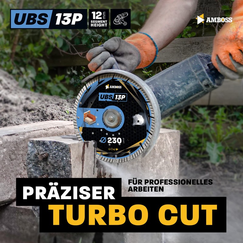 Anvil Diamond Cutting Disc UBS 13P - Diamond Cutting Disc