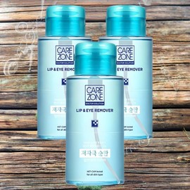 Care Zone Eye Area Cleansing Makeup Remover Hypoallergenic Lip & Eye Remover 3pcs 300ml / 케어존 눈가 클렌징 메이크업 리무버 저자극 립 앤 아이리무버 3개 300ml