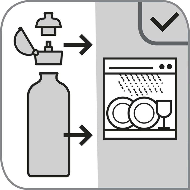 Emsa children's drinking bottle, 400 ml, safety cap, Kids Dino,