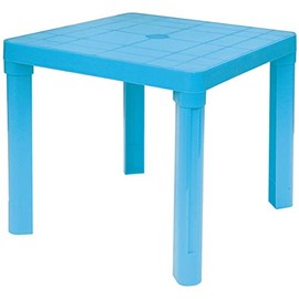 Baby Lulu Children's Light Poly Play Table - Easy to Store - Made in Italy - Blue