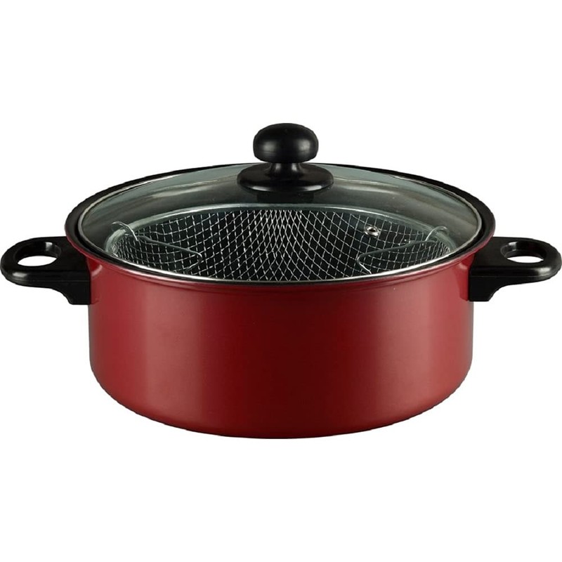 J&V TEXTILES 3-Piece Deep Fryer Set