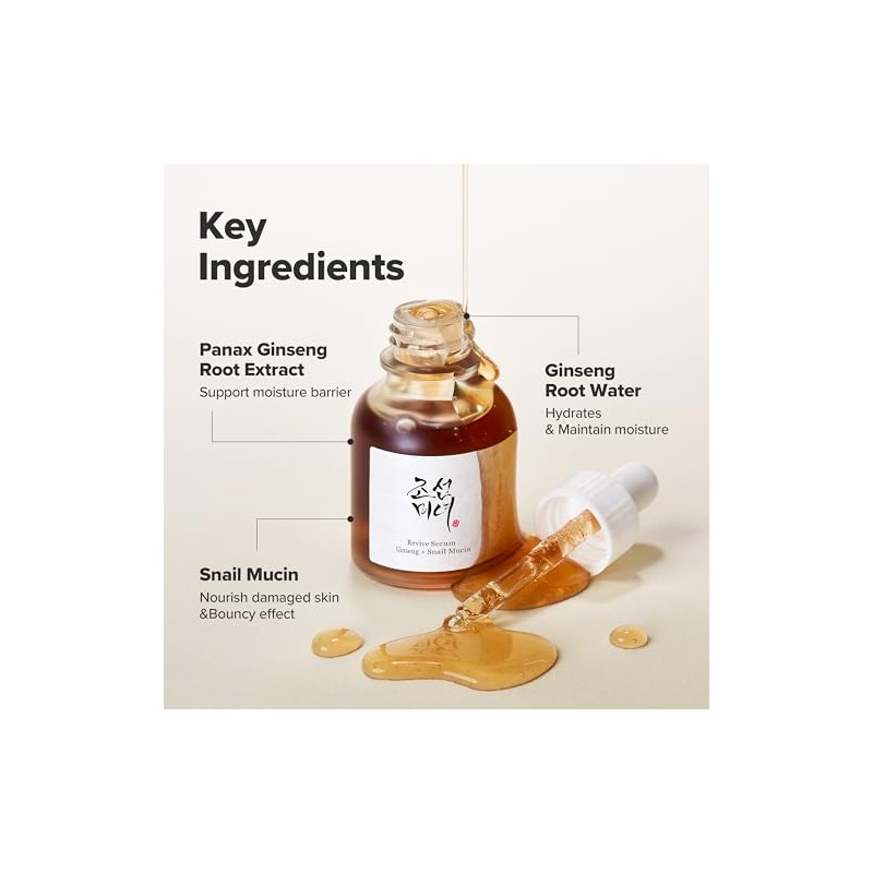 Revive Serum : Ginseng + Snail Mucin