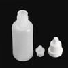 50 Pieces Empty Refillable Clear Plastic Dropper Bottles Squeezable Sample