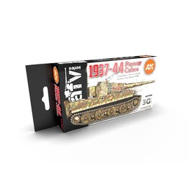 AK Interactive AFV Series 3G Acrylic Paint Set - 1937 - 1944 Panzer Colors (AK11656)