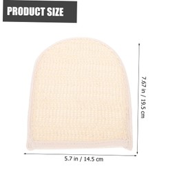 WOONEKY 2pcs Exfoliating Shower Gloves Body Scrubbers for Deep Cleaning Comfortable Bathing for Removing Dirt and Oil for Daily Use Bath Shower