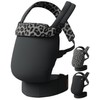 Tivellary Reversible Baby Carrier – Black Solid & Leopard Print;