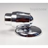 Inclined Wall Mount Ø27mm Shower Curtain Rod Adapter For Universal