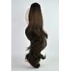 Puktalaarniq Ponytail Extension 24 inch Claw Clip on Ponytail Extensions,