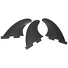 3Pcs/Set Surfboard Fin PVC Fiberglass Longboard Ocean Broad Thruster Fins