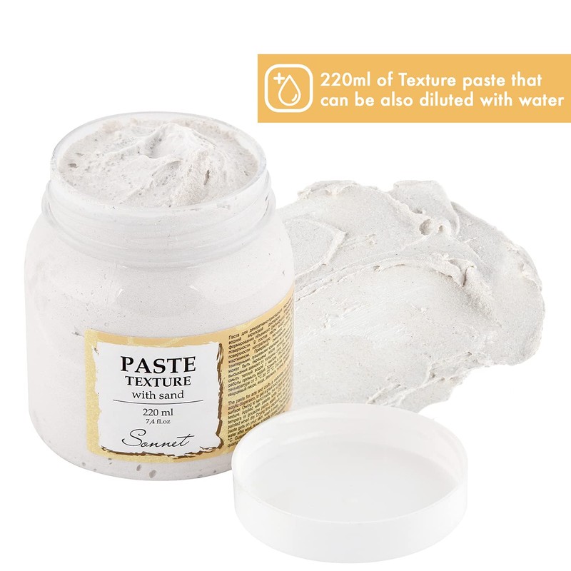 Sonnet Structural Paste Water-based Canvas with Sand 220 ml |