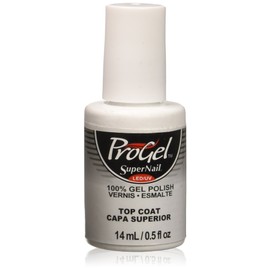Supernail Progel Top Coat, 0.5 Fluid Ounce