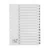5 Star Office Index 150gsm Card with Mylar Tabs 1-15