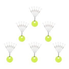 Mimilure Rubber Fishing Bobber Stopper,6 in 1 Float Sinker Stops,Black Orange & Colorful Oval Cylinder,L M S Float Stop Available (Transparent & Oval, S-150PCS)