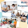 8 Pack Boho Plastic Turn in Paper Trays for Classroom